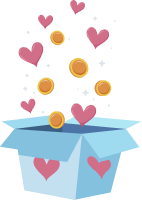 Blue and pink baby bottles - baby shower paint party in Cedar Park and Georgetown