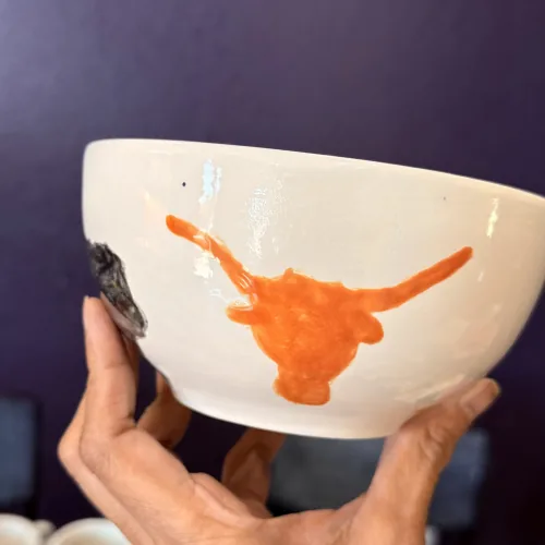 Winter Ceramics student artwork at Nili's Art Studio, Cedar Park