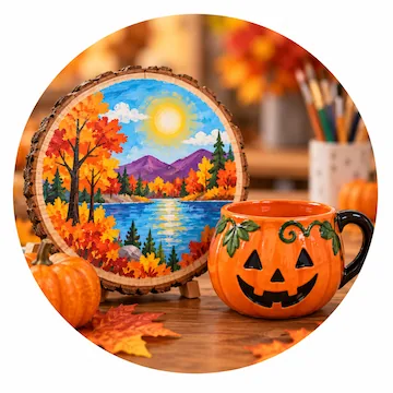 Nilis Art Wood Art and Paint Pottery